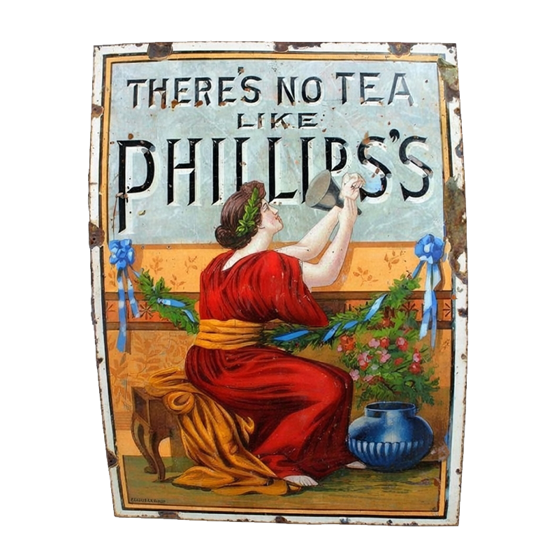 Enamel Grocery Signs