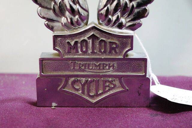 Triumph Motor Cycles Twin Wings Badge 