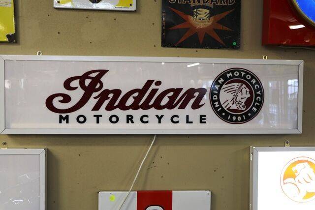 Contemporary Indian Motorcycles Light Box