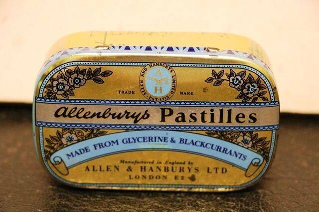 Vintage Allenburys Pastilles Tin 