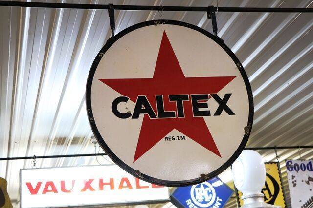 CALTEX 看板 Amazon.co.jp: ブリキ看板 日本石油 CALTEX レトロ プレート