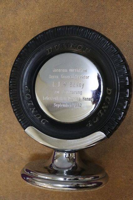 A Dunlop Trophy 1962 Presented to LJW Bailey 
