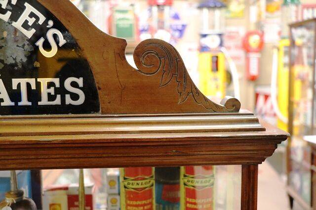 A Large Antique Rowntreeand39s Chocolates Shop Counter Dispensing Cabinet 