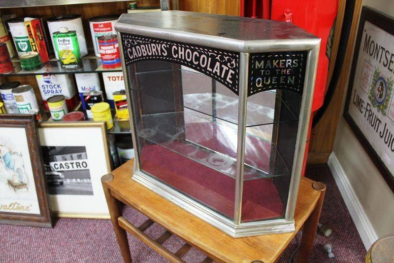 A Rare Antique Cadburyand96s Shop Display Cabinet
