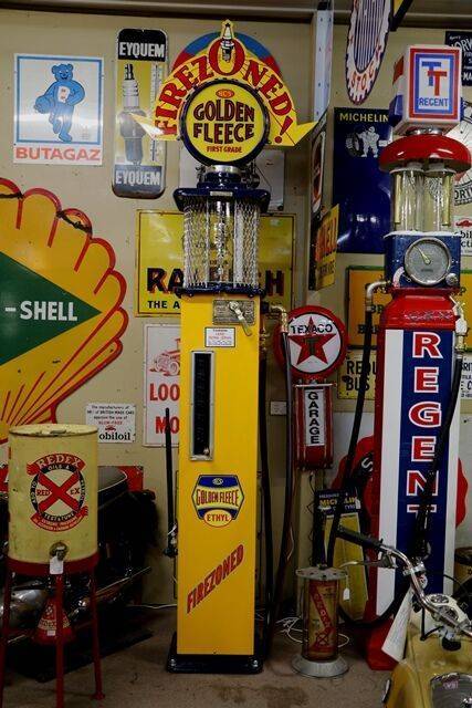 A Well Restored EPEX YA Melbourne Manual Petrol Pump