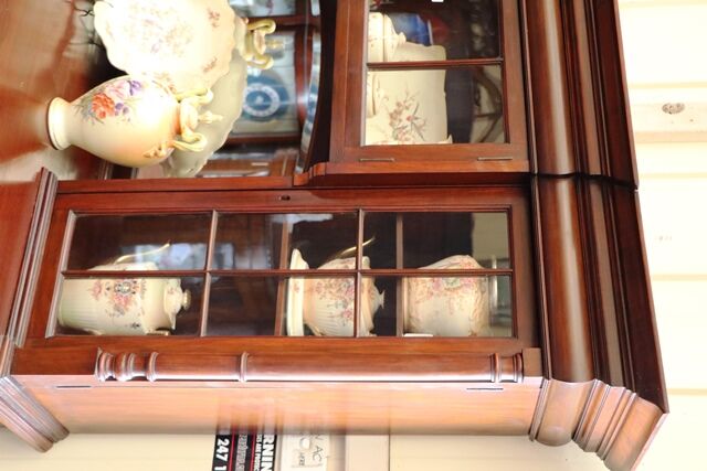 Antique Australian Cedar 3 Door Sideboard with Cabinet Top 