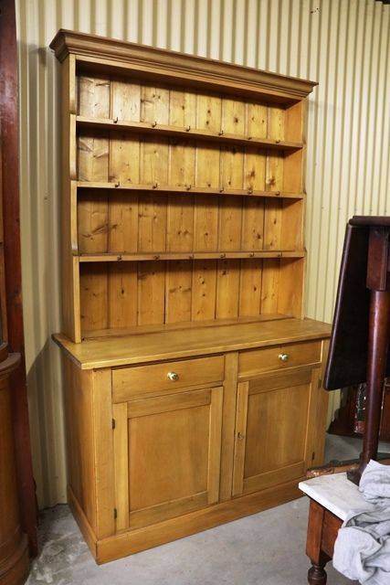 Antique Australian Pine 2 Door Dresser 