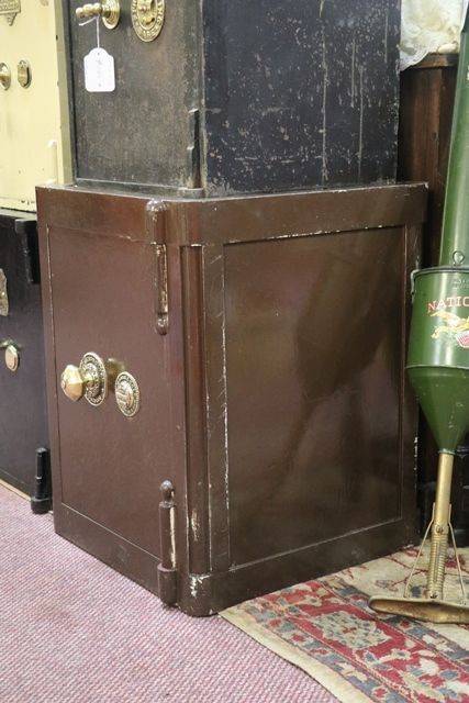 Antique Heavy cast iron Safe Hobbs and Co Cheapside London
