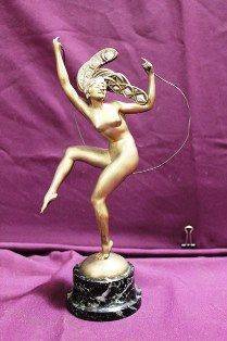 Art Deco Bronze Dancer     