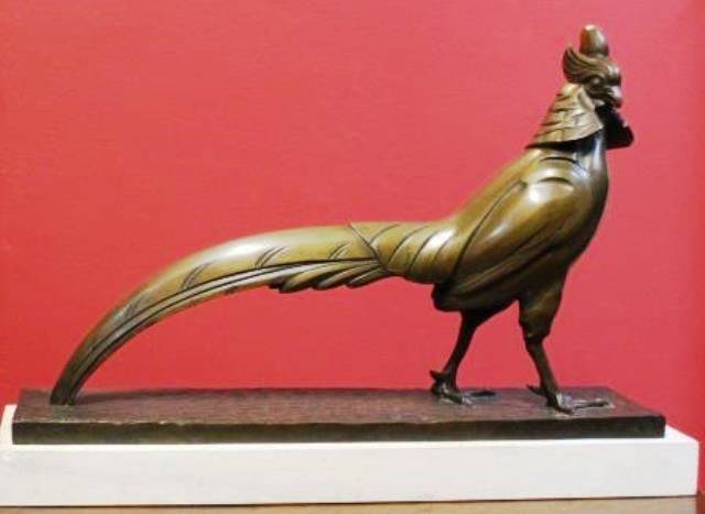 Art Deco Bronze Pheasant