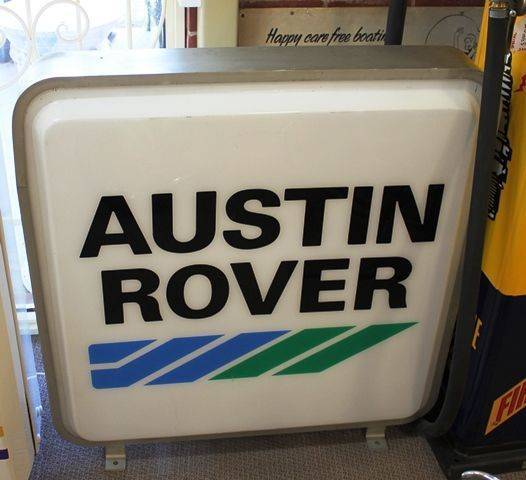Austin Rover Advertising Light Box 