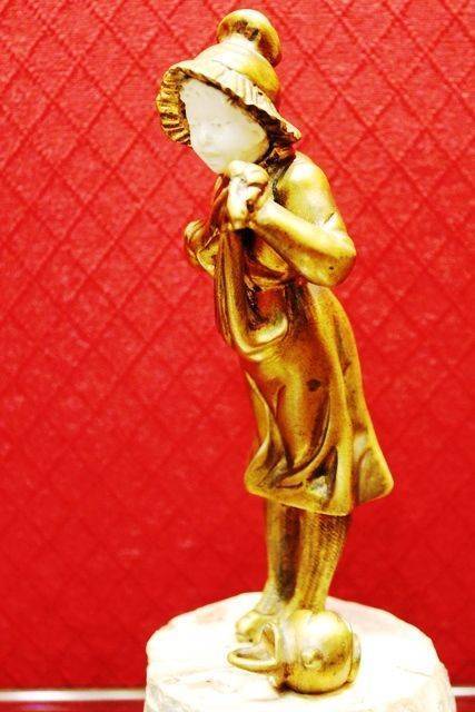 Bronze and Ivory Figure of a Child