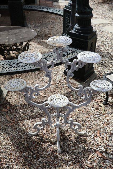 Cast Iron 6 Tier Plant Stand 