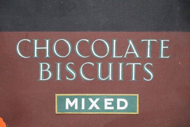 Chocolate Biscuits Mixed Card Advertising 