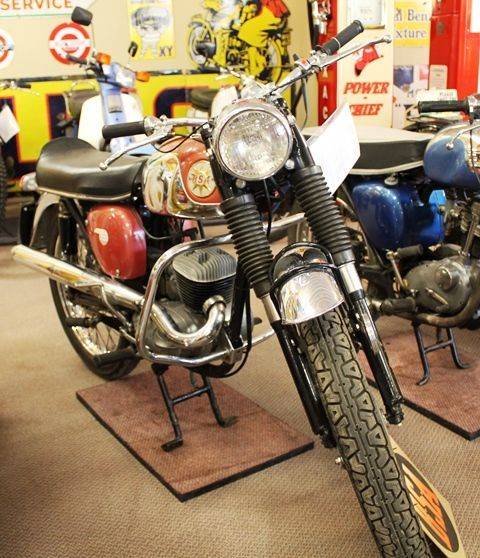 Classic 1968 BSA D14 Sport Motorcycle 