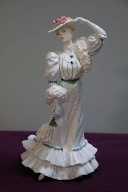 Coalport Lady Figurine Beatrice At The Garden Party  