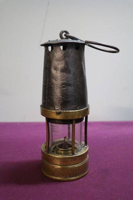 Early Brass + Metal Miners Lamp