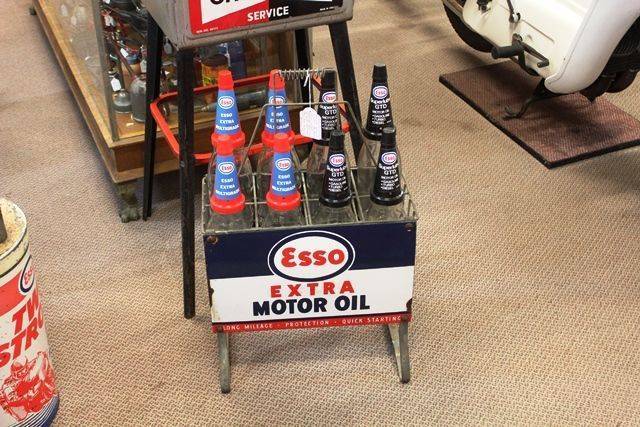 Esso Double Sided 8 Oil Bottle Rack