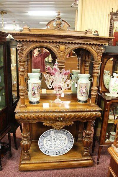 Exceptional Well Carved French Consul Cabinet C186080 