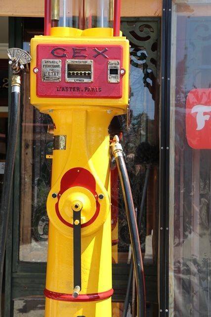 Extremely Rare GEX Deluxe Curbside Street Lamp Petrol Pump  