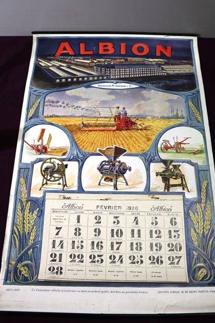 farming poster 1926 albion pictorial calendar poster xxxx