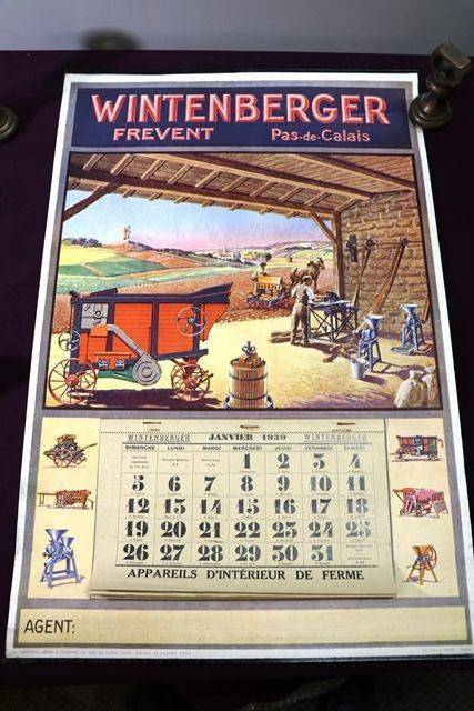 Farming Poster 1930 Wintenberger CalendarPoster  