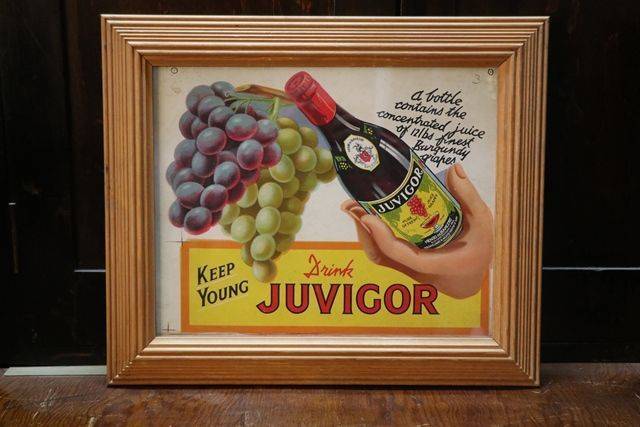 Juvigor Framed Advertising Card  