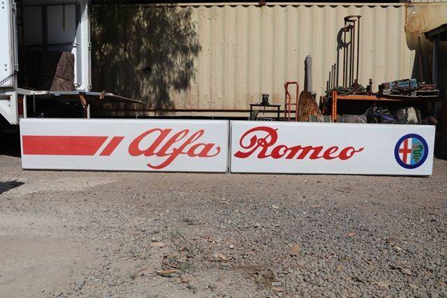 Large 2 Piece Alfa Romeo Dealer Showroom Light Box