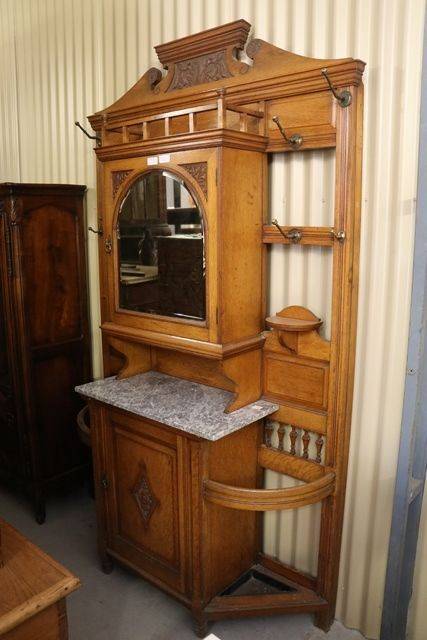 Marble Top Hall Stand 