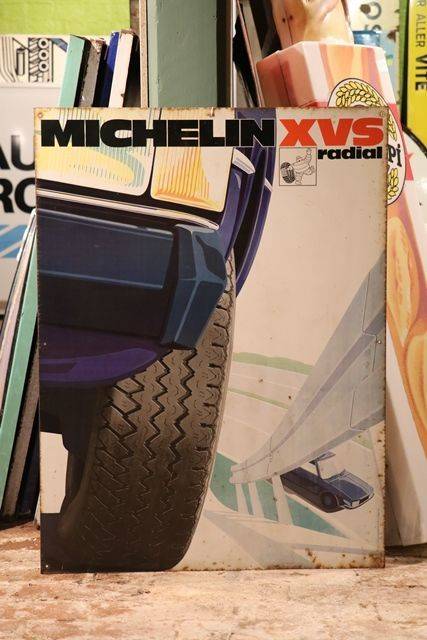 Michelin XVS Radial Tyre Tin Sign 