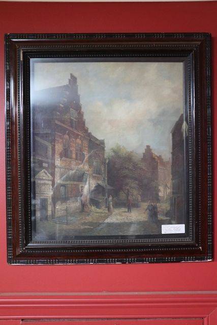 Original 19th Century Dutch Oil Painting In Moulded Frame  