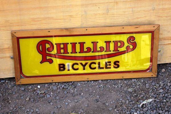 Phillips Cycles Framed Perspex Sign 