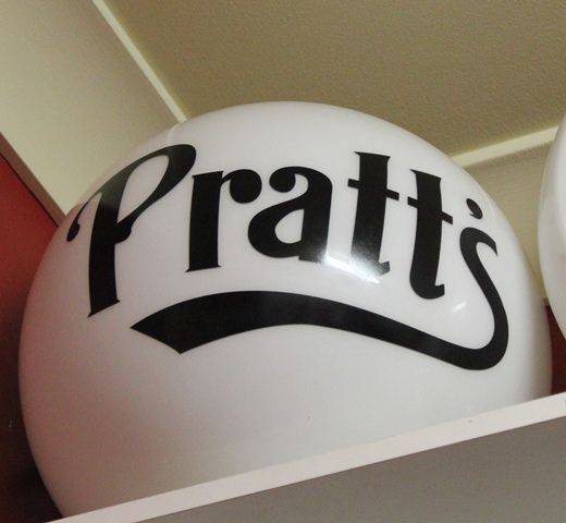 Pratts Reproduction Ball Type Glass Globe