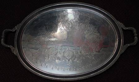 Quality Large Early Twentieth Century Silver Plated Tray