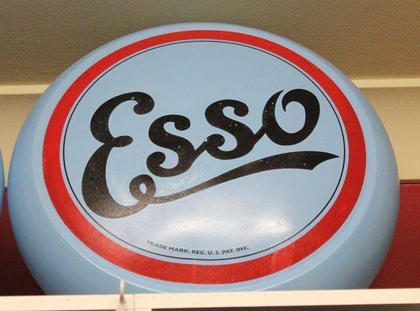 Reproduction Glass Esso Globe