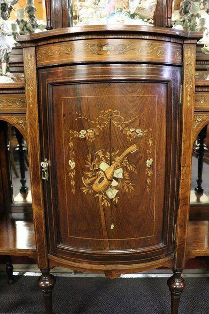 Rose Wood Display Cabinet  