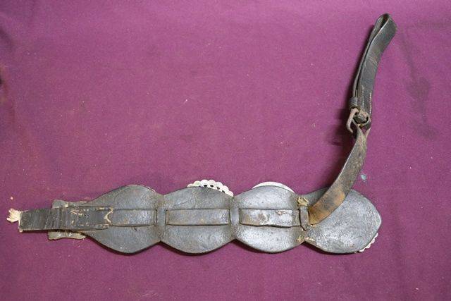 Set Of 4 Horse Brasses On Leather Straps 