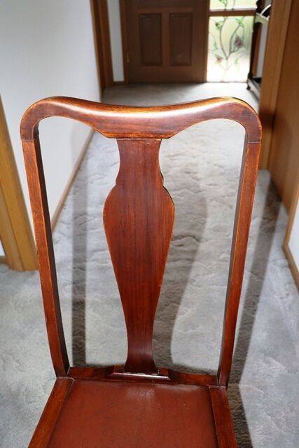 Set of 4 1930s Aust Blackwood Dining Chairs 