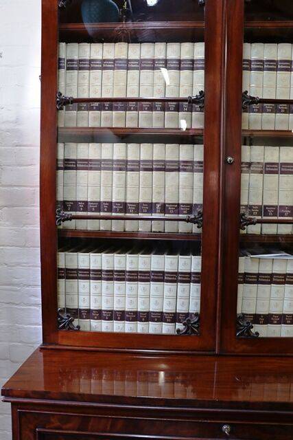 Stunning Antique Mahogany Secratier Bookcase