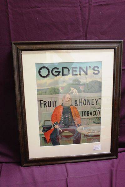 Stunning Ogdens Tobacco Pictorial Adv Card