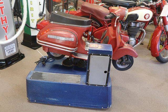 Vespa Motorcycle Coin operated childrenand39s ride