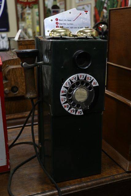 Vintage 10c Coin Operated  Phone 