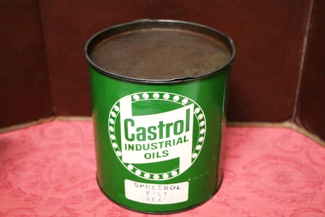 Vintage Castrol Z Industrial Oils 5lb Grease Tin