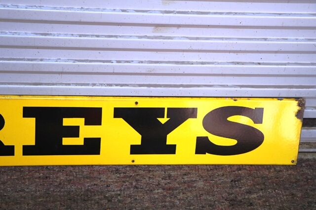 Vintage Greys Cigarettes Enamel Sign  