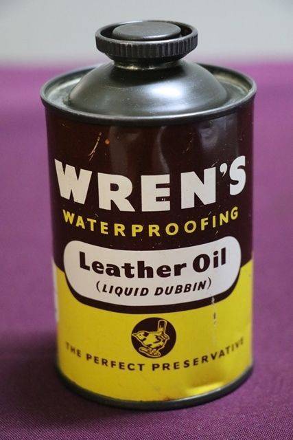 Wrenand39s Leather Oil Tin 