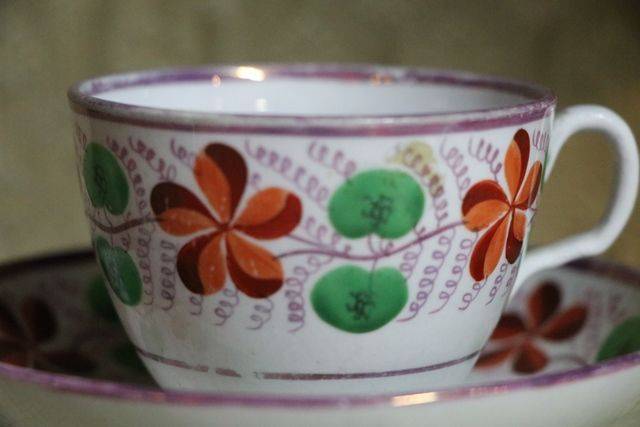 200 Years Old Cup+ Saucer Poss Soode New Hall 