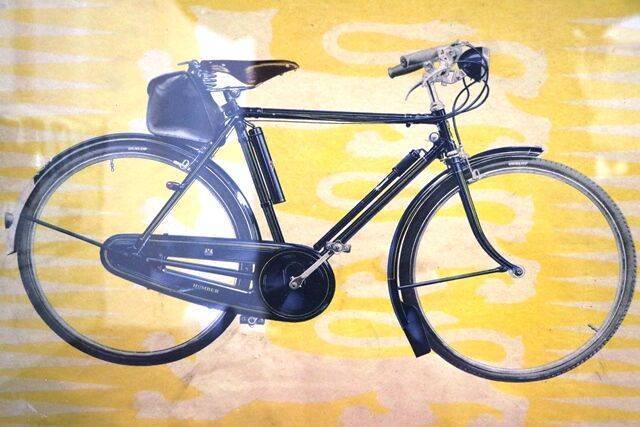 A Genuine Vintage Humber Cycles Framed Poster 