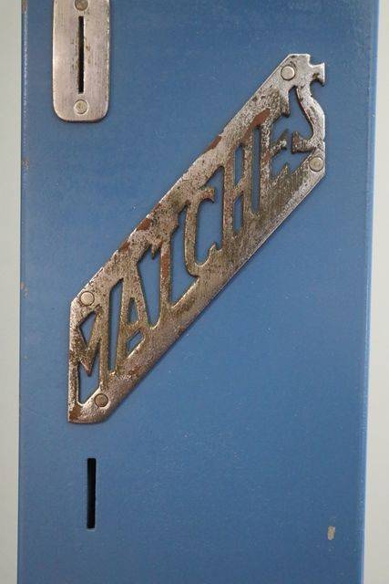 A Pair Of Wall Mounted Vending Machines FOr Matches + Woodbines Cigarettes 