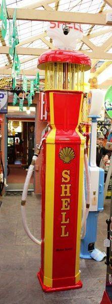A Stunningly Restored Themis Deluxe Petrol Pump In Shell Livery