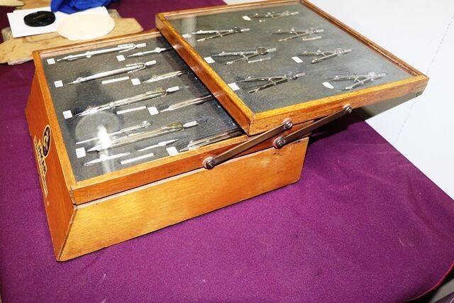 A Vintage JAKAR Drawing Instrument Dispensing Cabinet 